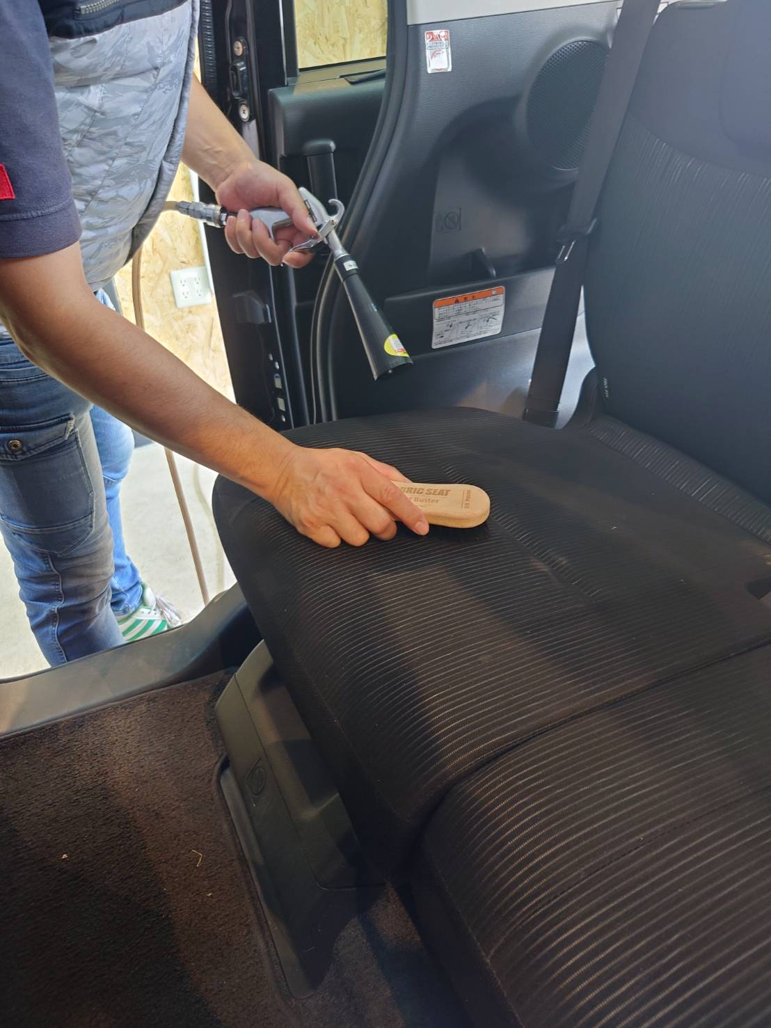車内清掃事例①
